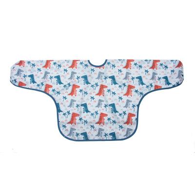 China Brave Man Cute Antibacterial Cute Long Sleeve Coverall Baby Apron Waterproof Bibs for sale