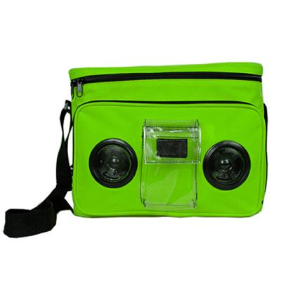 China Special radio boxes in front new fashion style cooler box with speaker, cooler bag with speaker lunch bag, cooler lunch picnic bag for sale