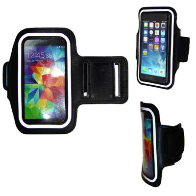 China Promotional Elegant Waterproof PVC Window Base Reflective Smartphone Led Armband for sale