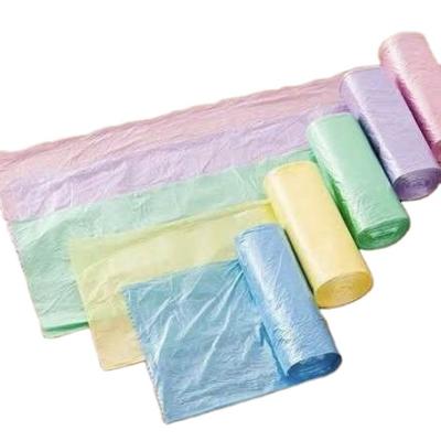 China High Quality Waterproof Household Garbage Disposable Clear Plastic Pe Custom Colored Garbage Rolls Garbage Bags for sale