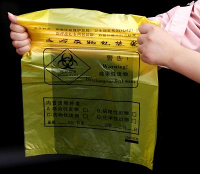 China Wholesale Pe Plastic Hospital Garbage Plastic Medical Waste Packaging Garbage Bag for sale