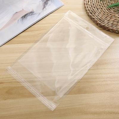 China Wholesale Disposable Logo Clear Self Adhesive Customized Printing Transparent Plastic OPP Bag for sale