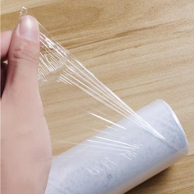 China Moisture Proof Explosion Transparent Fresh Preserving Plastic Wrapping Pe Stretch Film Jumbo Roll for sale