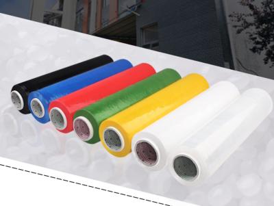 China Clear Pe Shrink Stretch Moisture Proof Waterproof Wrap Cling Film Jumbo Roll 400mm x 250m for sale