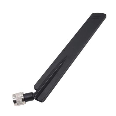 China 5G 4G GSM etc Long range omni WiFi 5G 4G LTE 600~6000Mhz full band whip Antenna High gain 12dbi rubber router antenna with N male for sale