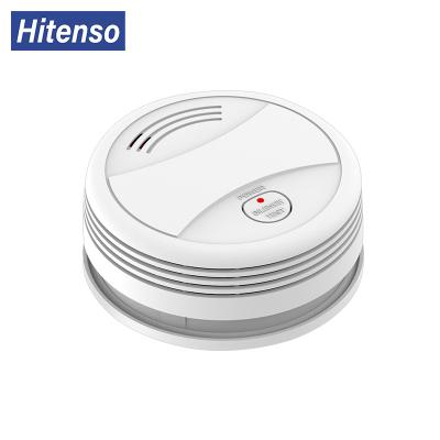 China Strobe Remote Control Smoke Detector Hitenso Smart Sensor Alarm System For TUYA Smart WiFi Smart Home Version for sale