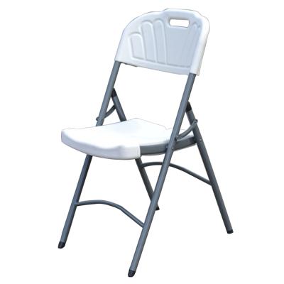 China walmart portable folding chairs factory china outdoor modern white plastic chair price for sale