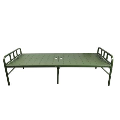 China Comfortable Portable Outdoor Military Tools Camp Beds Adjustable Foldable Beaches Metal Cradle Tent Beds for sale