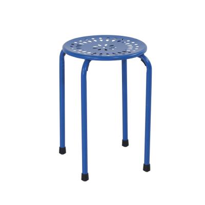 China Storage Round Stack Metal Stool for sale