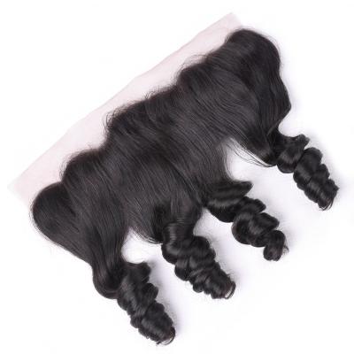 China Loose Wave Satisfaction Guaranteed Custom HD Brazilian Real Lace Frontal Wig Hair for sale