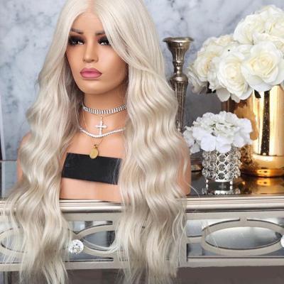 China 2021 Supplier Wholesale Cheap Natural Body Wave Swiss Hair HD Synthetic Human Lace Wig for sale