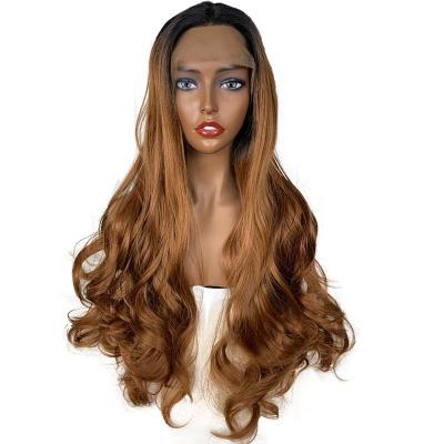 China Natural Fit OEM Ladies Silk Blend HD Wigs Brazilian Synthetic Hair Lace Front Adjustable for sale