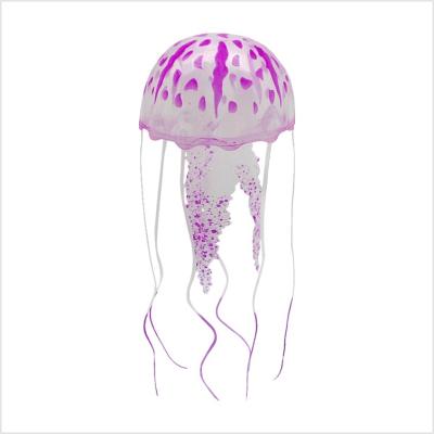 China Fake Viable Fish Tank Jellyfish Decoration Silicone Simulation Jellyfish Aquarium Decoration for sale