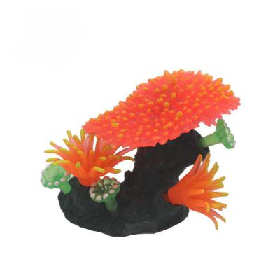 China China Fashion Aquarium Accessories Decorations Fluorescence Aquatic Plant Simulation Viable Custom Coral for sale