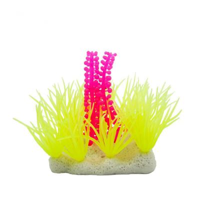 China Factory direct sale fish tank decoration simulation Coral Grape plastic viable Anemone Coral Aquarium for sale