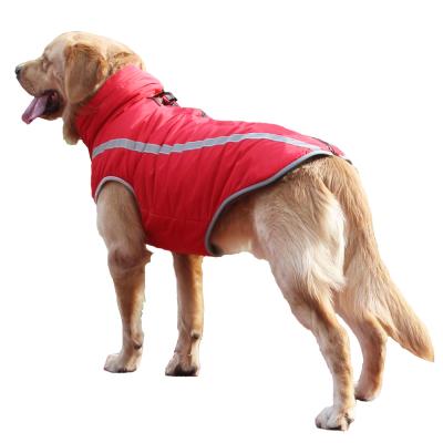 China Sustainable New Product Autumn And Winter Pet Supplies Padded Dog Clothes Outdoor Pet Clothes for sale