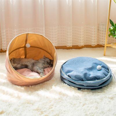 China Breathable Winter Design Pet Bed Deep Sleep Warm Garbage For Cats And Dogs Removable And Washable Pet Bed Cat for sale