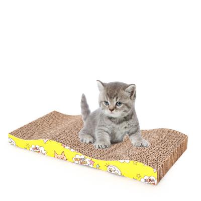 China Manufacturer Wholesale Variety Styles Viable Arch Bridge Form Cat Scratcher Pad Mat for sale