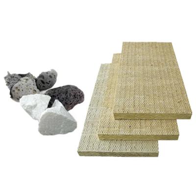 China Mineraal Rockwool geluidsabsorberende panelen plaat Rockwool wandpanelen Te koop