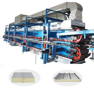 China PLC-HMI-Steuerung 50 M Länge Sandwich-Panel aus Steinwolle 380V/50Hz zu verkaufen