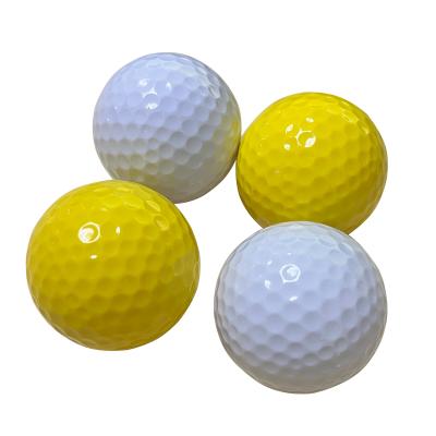 China Rubber + Surlyn Manufacturer Cheap Price Good Quality Golf Practice Ball Practice Range Ball for sale