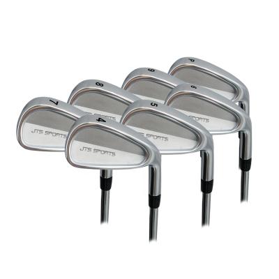 China graphite & Custom Logo Premium Hot Selling Silver Steel Forged Golf Iron Set for sale