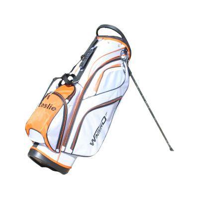 China Custom Logo Nylon Golf Bag With Stand for sale