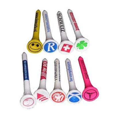 China Factory Price Logo Printing 70mm Wooden Golf Tee for sale