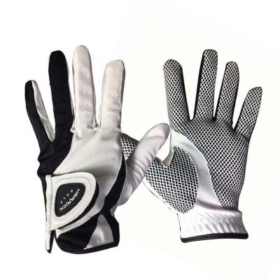 China OEM Soft Comfortable Feel Soft Leather Mens Cabretta Golf Gloves for sale