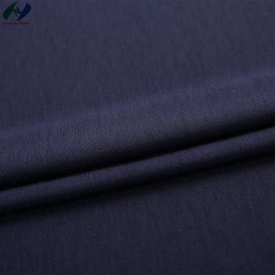 China Anti-bacteria Shaoxing Textile 50% Polyester 50% Polyester Fiber Blend Skin-friendly Warp Knitted Jersey Fabric For Summer Shirt for sale