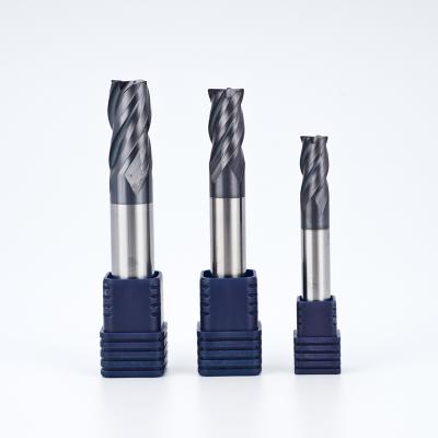 China Corner Cutter 4 Process Flute End Mill CNC Carbide Radius Cutter for sale