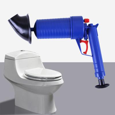 China Long Handle Toilet Plunger Bathroom Clog Remover Main Drain Viable Tool Clog Remover Dredge Tool With Holder for sale