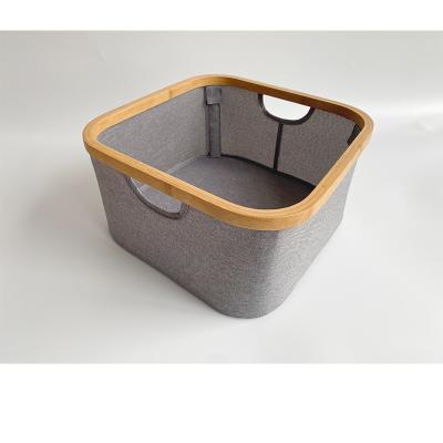 China Wholesale High Quality Minimalist Bambom Woven Storage Basket Bambom Storage Woven Basket for sale