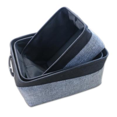 China Wholesale Household Organizer Storage Baskets Foldable Modern Hot Selling Plastic Office Other Organizer Storage Baskets for sale