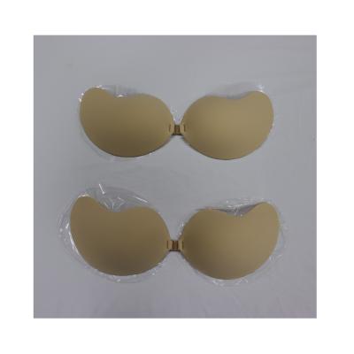 China Newest Pump Wholesale Price Quality Bra Best Imported China Pump Silicone Spandex Bra Nylon Material Invisible Women Daily for sale