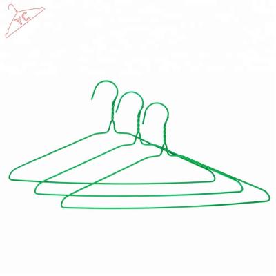 China Wholesale Eco-friendly/Rustproof/Anti-slip/High Weight Capacity YC Anti Slip Clothing PE Coating Metal Laundry Hanger for sale