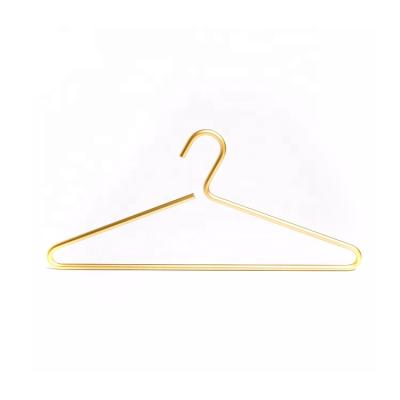 China 2020 top selling gold aluminum metal durable heavy duty hangers for suit for sale