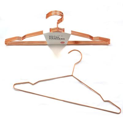 China High Quality Durable Metal Clothes Bulk Wire Hanger Copper Wire Coat Hangers for sale