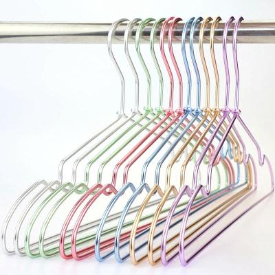 China Wholesale Aluminum Cloth Hanger with Notches and Pants Bar for sale