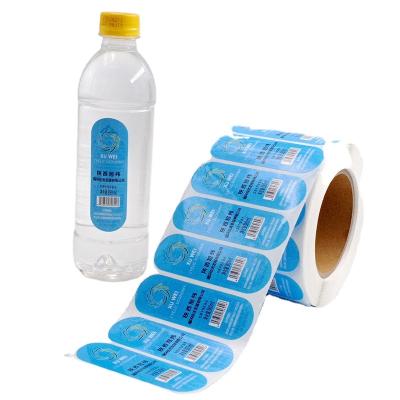 China Custom Printing Waterproof Logo Beverage Sticker Labels Vinyl Roll Adhesive Logo Waterproof Custom Label Stickers for Bottle for sale