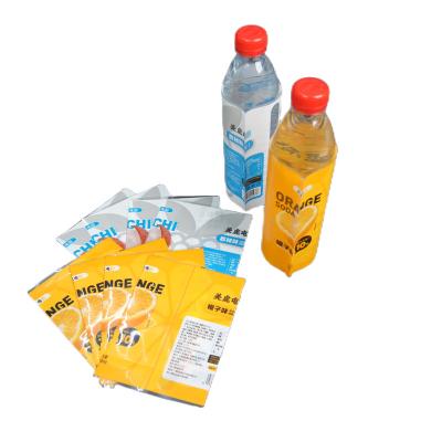 China Waterproof Customized Printing Shrink Sleeves Label Shrink Wrap Labels For Beverage Water Bottle for sale