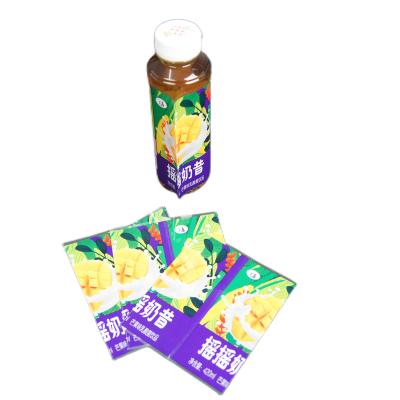 China Waterproof China Supplier Customized PET / PVC Shrink Wrap Plastic Bottle Labels for sale