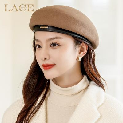 China Fashion\100% Custom Made Army Beret High Quality Comfortable\Wool Durable Women Military Hat for sale