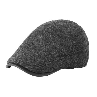 China Breathable High End Custom Made Luxury Beret Hat Vintage Beret Hat Newsboy Hat Winter For Men Spring Autumn Winter Breathable Daily Life for sale