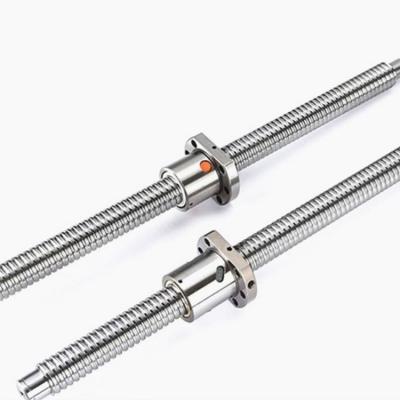 China Factory Rolled Thread Countersunk Thread High Precision C3 C5 Ball Screws With Spindle Nut for sale