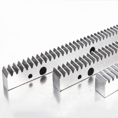 China Factory High Quality Industrial Tooth M1 M1.5 M2 M2.5 M3 M4 M5 M6 M8 Engraving Helical Gear Rack For CNC Machine for sale