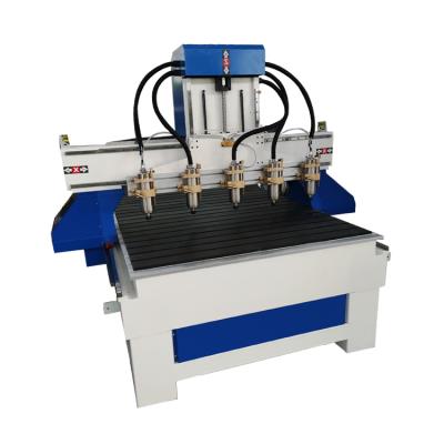 China High Speed ​​Multi Head CNC Router Wood Working CNC Router Wood Engraving Machine Working 4 Axis CNC Router for sale