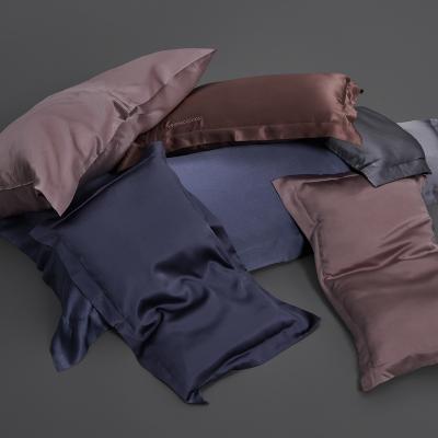 China Anti Static Drop Shipping 100% Natural Pure Mulberry Silk Pillow Case With Hidden Zipper for sale