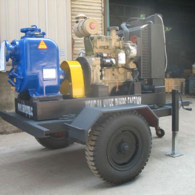 China Drinking Water Treatment Self Priming Water Pump For Pond Irrigation System With Diesel Engine for sale