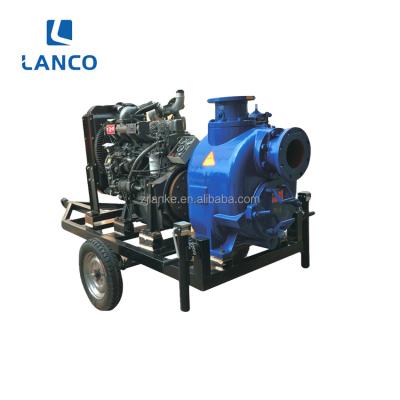 China High Suction Lift Diesel Engine 4 Cylinder Engine Pump for sale